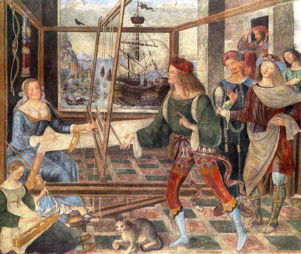 The Return Of Odysseus Renaissance Pinturicchio Oil Paintings